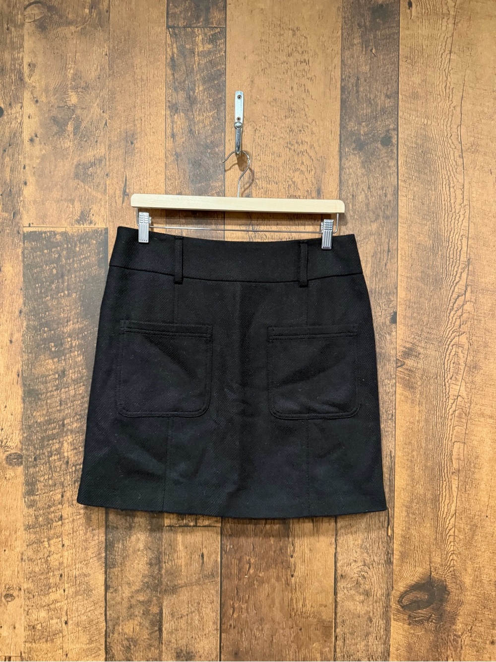 Sezane gillie skirt black size 42 EUC - Picture 2 of 7
